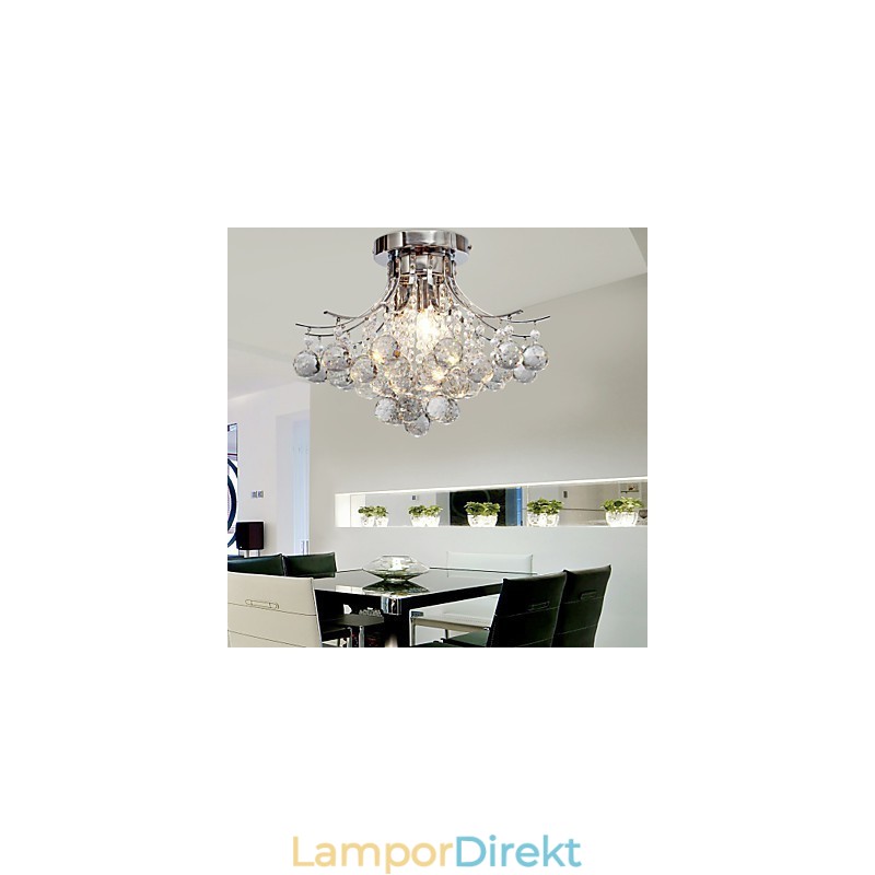 Ljuskrona Modern Crystal 3 Lampor