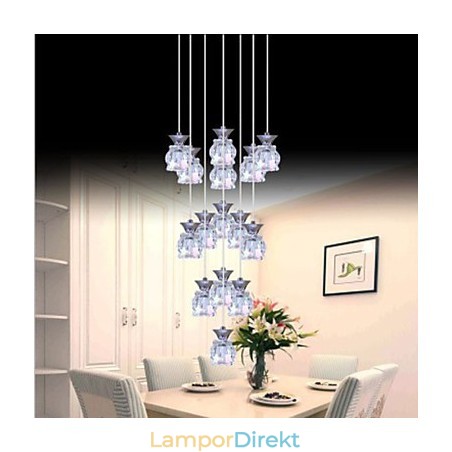 Restaurang 15 Head Of Modern Simple Crystal Pendant Restaurang 15 Head Of Modern Simple Crystal Pendant