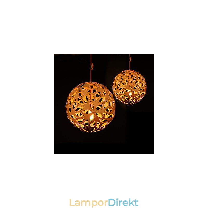 Ljuskrona Mini Style Lantern Trä Bambu