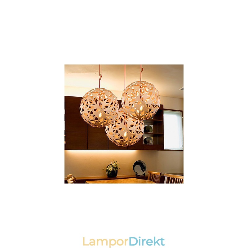 Ljuskrona Mini Style Lantern Trä Bambu