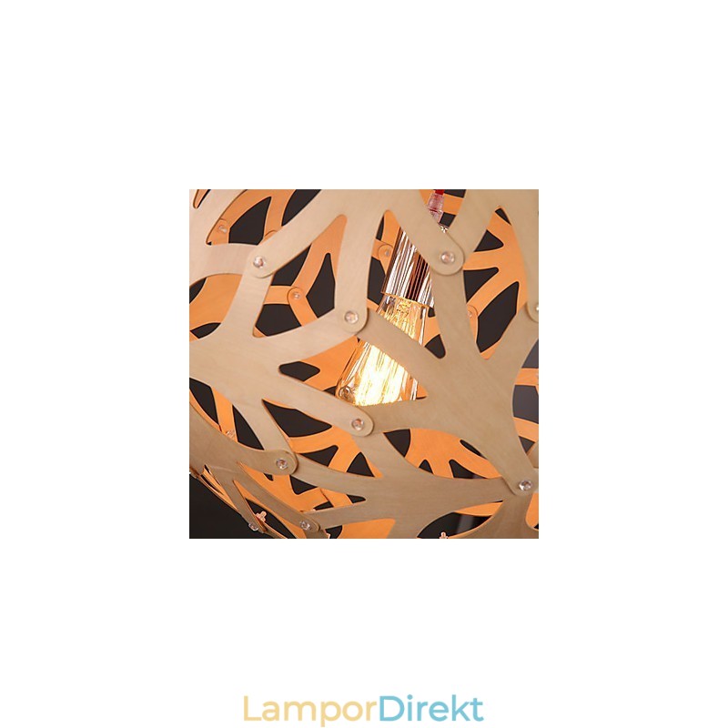 Ljuskrona Mini Style Lantern Trä Bambu