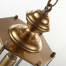 Pendellampor Crystal Mini Style Traditionell Klassisk Metall
