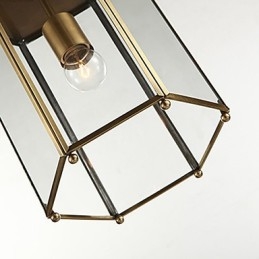 Pendellampor Crystal Mini Style Traditionell Klassisk Metall