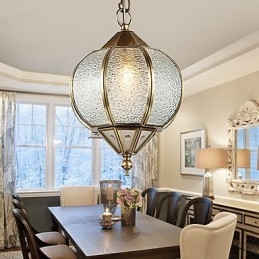 Pendellampor Crystal Mini Style Traditionell Klassisk Metall