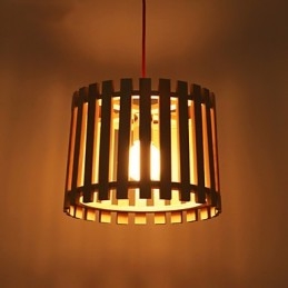 Pendellampor Mini Style Modern Contemporary Wood