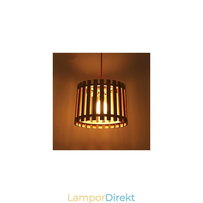 Pendellampor Mini Style Modern Contemporary Wood