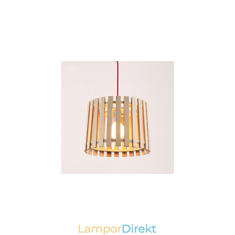 Pendellampor Mini Style Modern Contemporary Wood