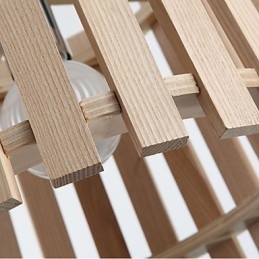 Pendellampor Mini Style Modern Contemporary Wood