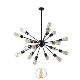 Modern 20-Ljus Taklampa I Radiell Funktion