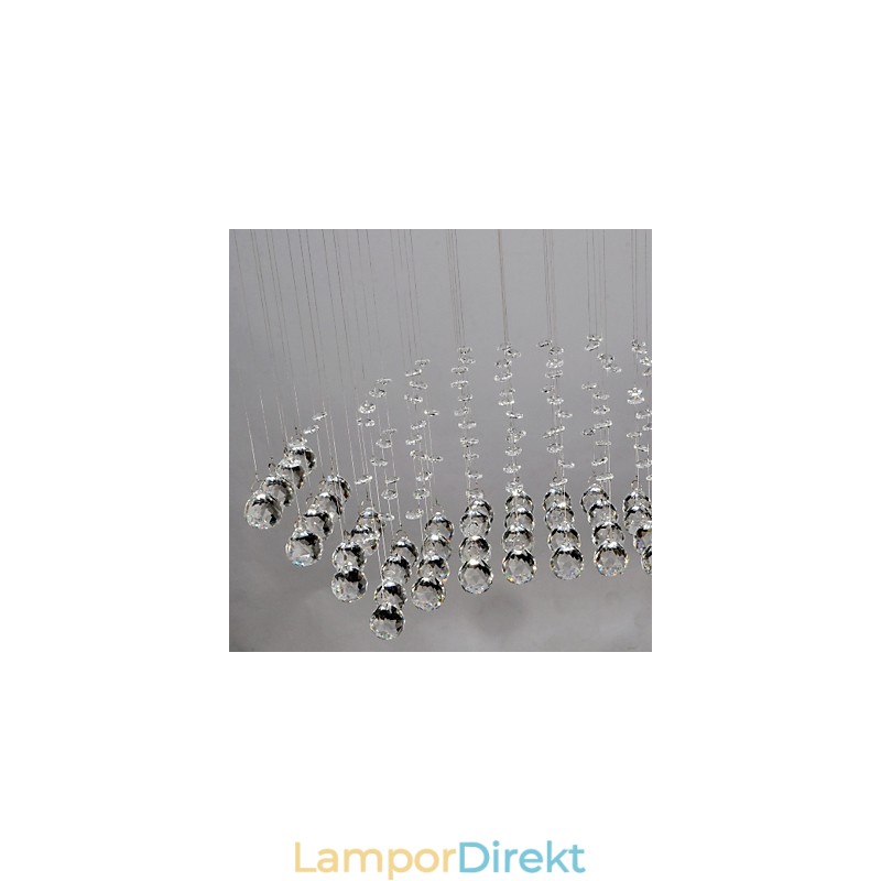 Traditionell Klassisk Kristallkrom Metall Infälld Montering