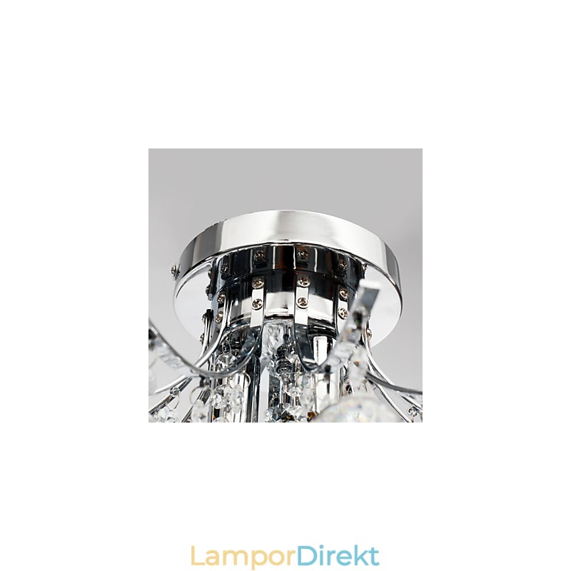 Ljuskrona Modern Crystal 3 Lampor