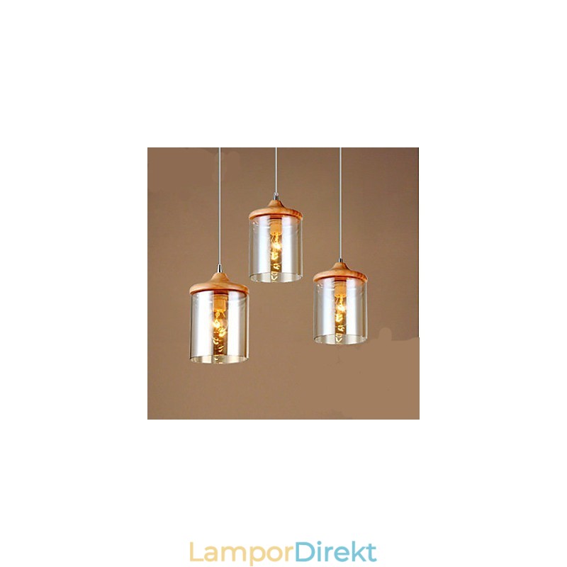 Glass Art Liten Pendellampa Ljus
