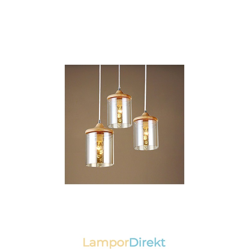 Glass Art Liten Pendellampa Ljus
