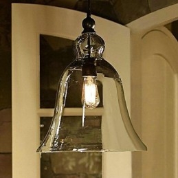 Country Mini Stil Målning Glas Taklampa