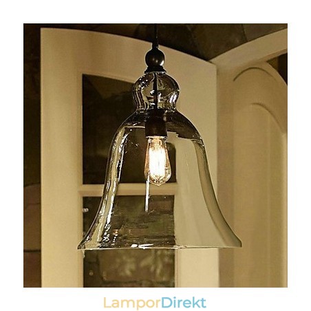 Country Mini Stil Målning Glas Taklampa Country Mini Stil Målning Glas Taklampa