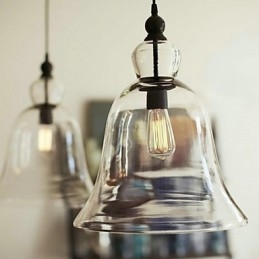 Country Mini Stil Målning Glas Taklampa