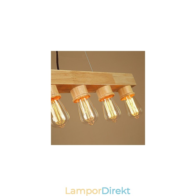 Pendellampor Country Wood Bamboo