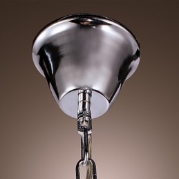 Modern Och Modern Kristall I Mini Stil Galvaniserad Metall Taklampa