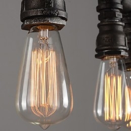 Pendellampor Mini Style Traditionell Klassisk Metall