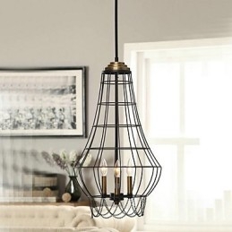Country Mini Stil Målning Metall Taklampa