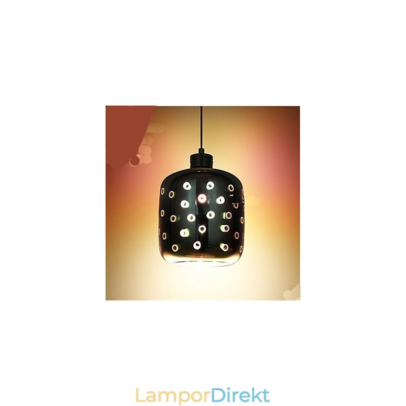 Enkelt Bord 3D Glas Creative Pendel