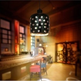 Enkelt Bord 3D Glas Creative Pendel
