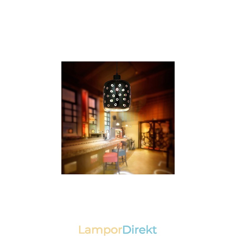 Enkelt Bord 3D Glas Creative Pendel