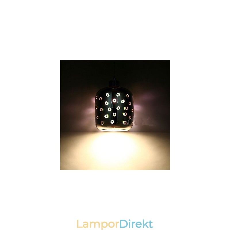 Enkelt Bord 3D Glas Creative Pendel