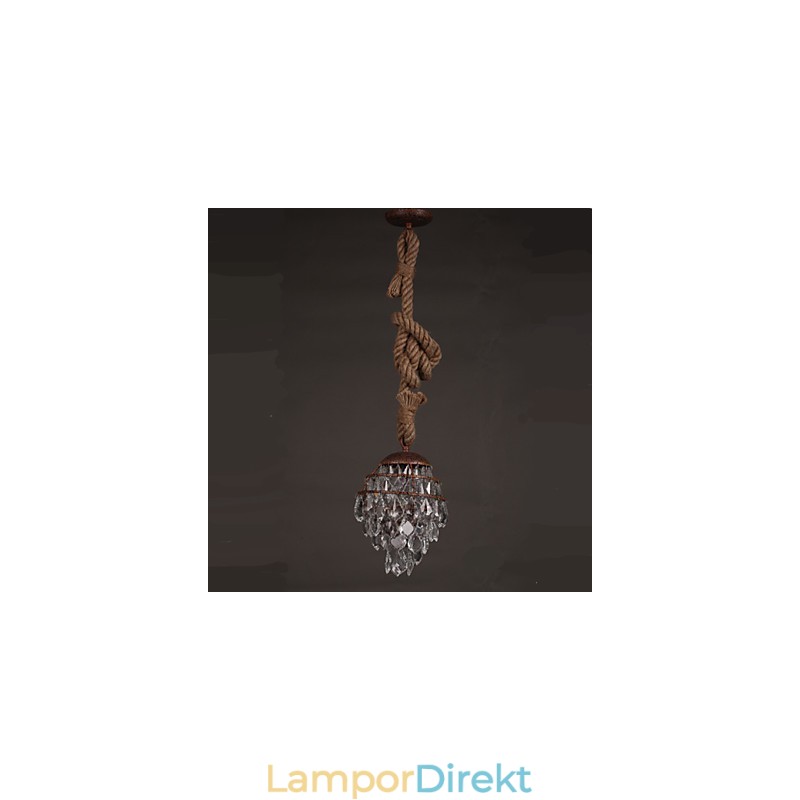Retro Lounge Hamp Industrial Wind Imitation Crystal Chandelier