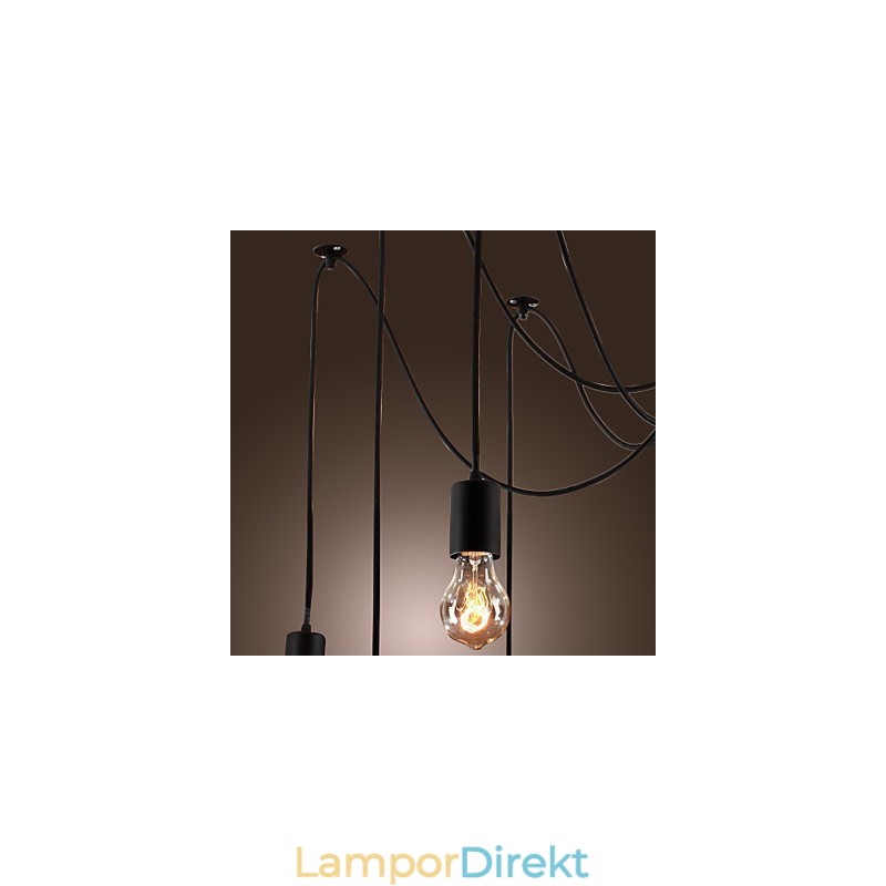 Ljuskrona Vintage Design-Lampor Ingår Living 10 Lights Pendel Light