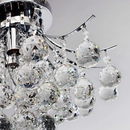 Ljuskrona Modern Crystal 3 Lampor