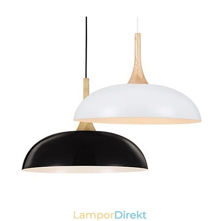 Mini Artistic Pendellampa 1 Ljus Modern Enkelhet Svart Vit Finish Aluminium & Wooden Droplight Mini Artistic Pendellampa 1 Ljus Modern Enkelhet Svart Vit Finish Aluminium & Wooden Droplight