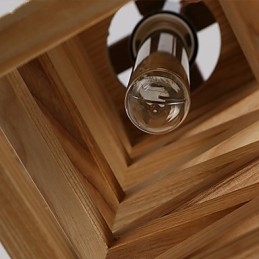 Pendellampor Country Wood Bamboo