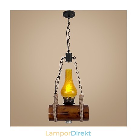 Bar Av Retro Solid Wood Single Head Pendant Bar Av Retro Solid Wood Single Head Pendant