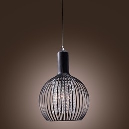 Modern Och Modern Lyktakristall I Ministil, Elektropläterad Taklampa