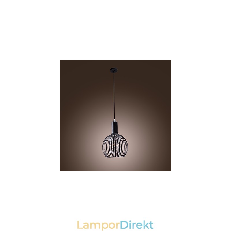 Modern Och Modern Lyktakristall I Ministil, Elektropläterad Taklampa