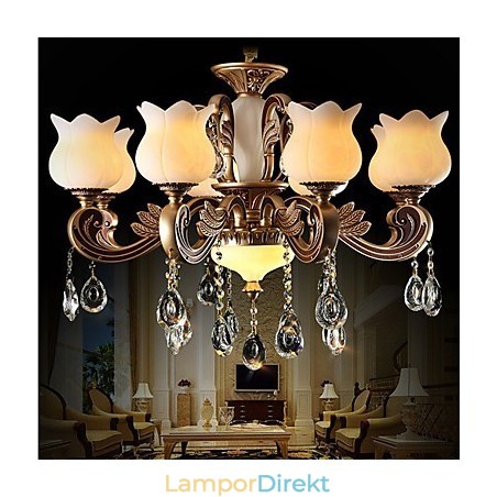 European Crystal Pendellampa Och Lyxig Lampa European Crystal Pendellampa Och Lyxig Lampa