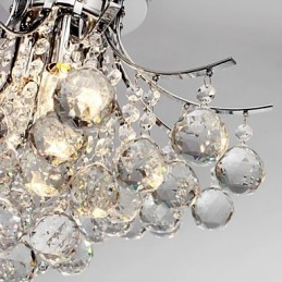 Ljuskrona Modern Crystal 3 Lampor