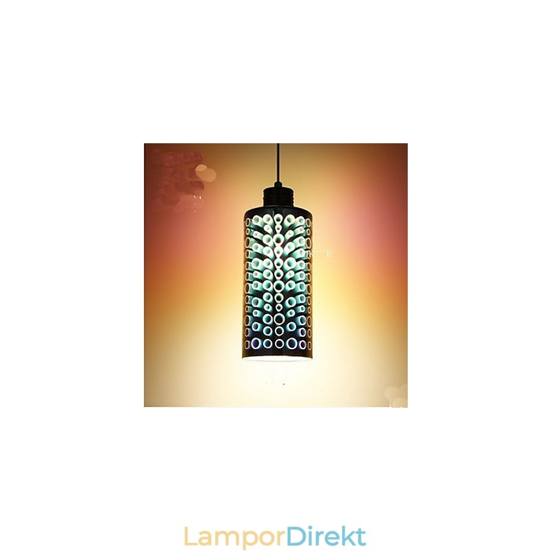 Enkelt Bord 3D Glas Creative Pendel