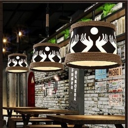 Hampa American Retro Cafe Enkel Pastoral Ljuskrona