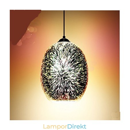 Enkelt Bord 3D Glas Creative Pendel Enkelt Bord 3D Glas Creative Pendel