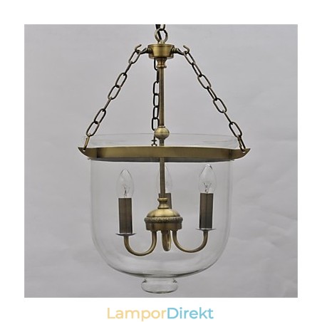 Amerikanskt Land Vintage Ljuskrona I Glas Av Tempelklocka Amerikanskt Land Vintage Ljuskrona I Glas Av Tempelklocka