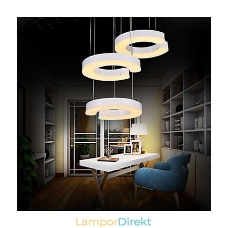 Tre C Typ Akryl Ljuskrona Ljuskrona