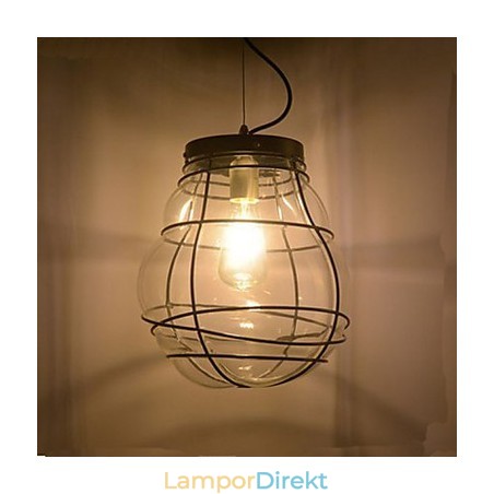 Northern Europe Enkel Modern Creative Glas Retro Pendellampa Northern Europe Enkel Modern Creative Glas Retro Pendellampa