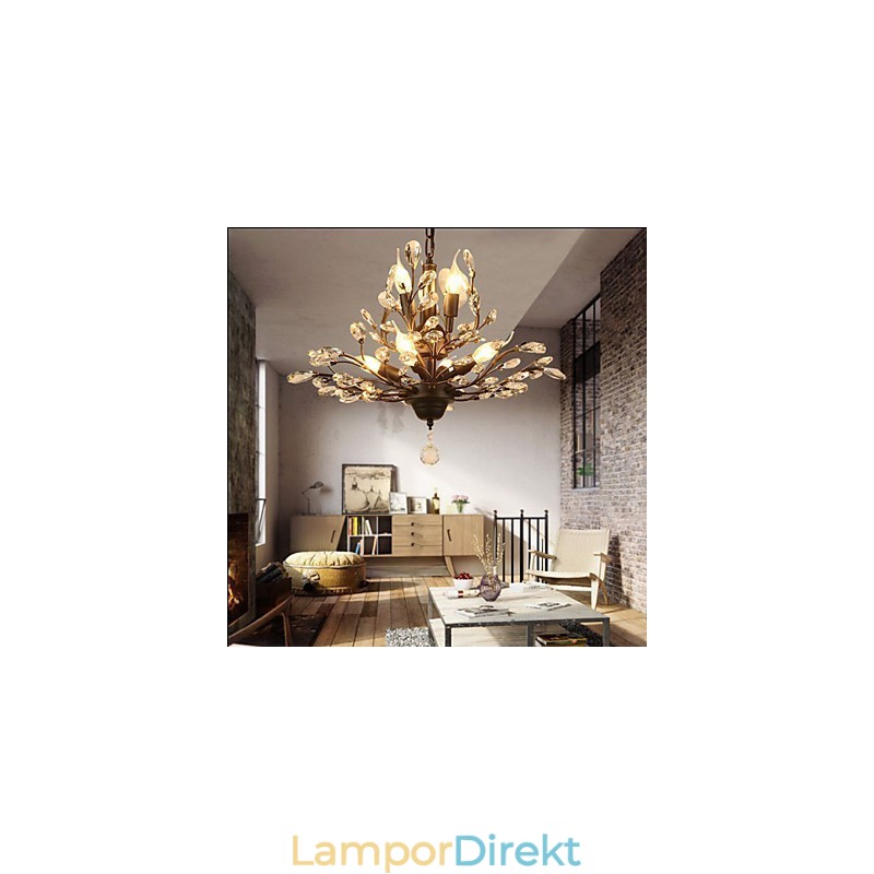 Mediterranean Retro Creative Suction Top Enkla Lampor