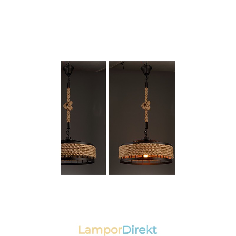 2 Lätt Country Designers Andra Metall Ljuskrona Pendel Light