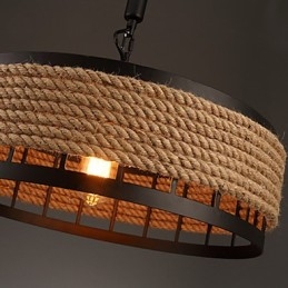 2 Lätt Country Designers Andra Metall Ljuskrona Pendel Light
