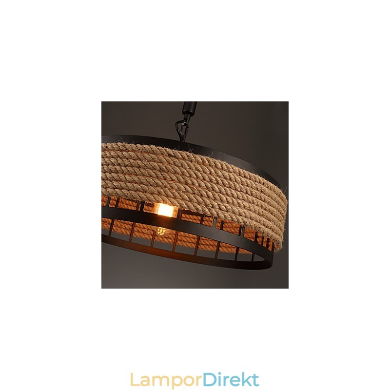 2 Lätt Country Designers Andra Metall Ljuskrona Pendel Light
