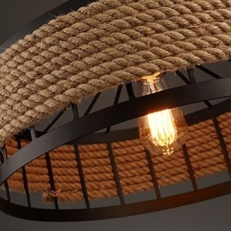 2 Lätt Country Designers Andra Metall Ljuskrona Pendel Light