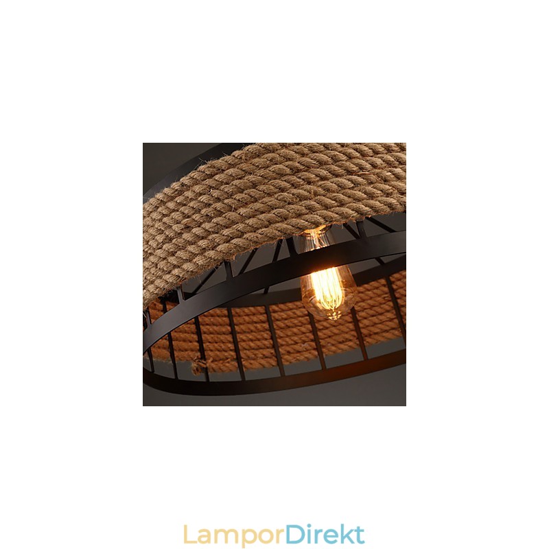 2 Lätt Country Designers Andra Metall Ljuskrona Pendel Light
